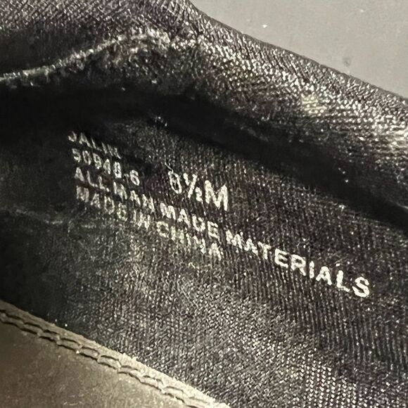 Womens LIFE STRIDE Jalin Black Slip On Wedge Shoes / Size 8.5 - Picture 9 of 9